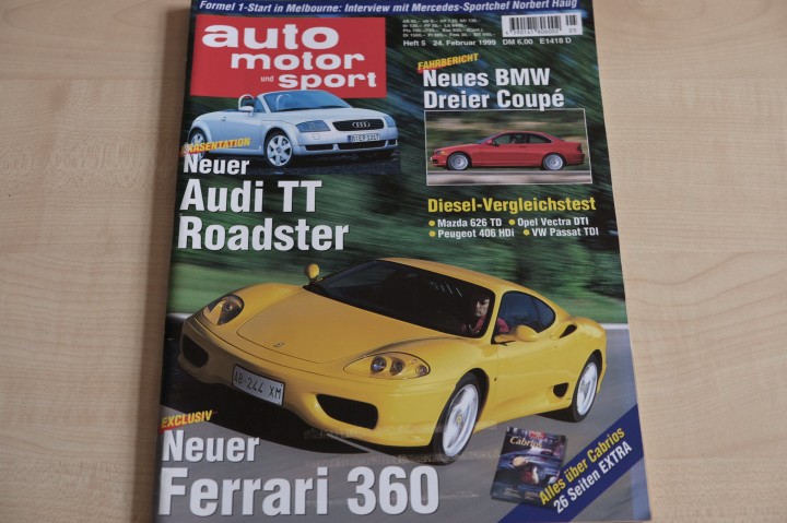 Deckblatt Auto Motor und Sport (05/1999)